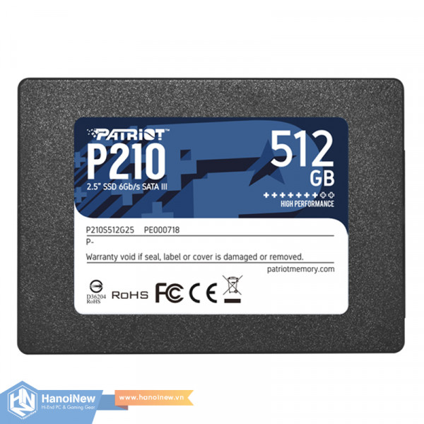 SSD Patriot P210 512GB 2.5 inch SATA3