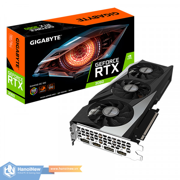 VGA GIGABYTE GeForce RTX 3060 GAMING OC 12G ver 2.0