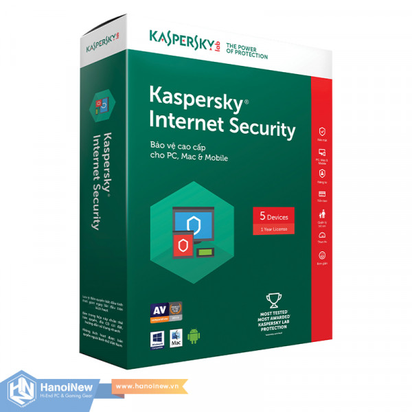 Phần Mềm Kaspersky Internet Security 5 PC