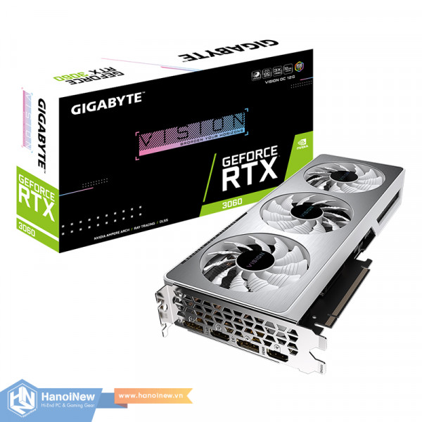VGA GIGABYTE GeForce RTX 3060 VISION OC 12G ver 2.0