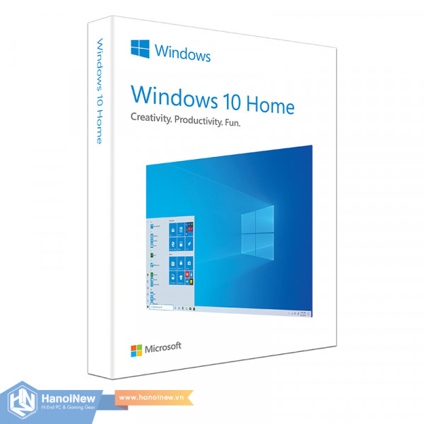 Phần Mềm Microsoft Windows 10 Home 32-bit/64-bit Eng Intl USB RS