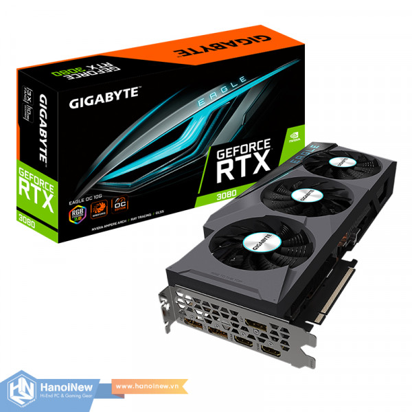 VGA GIGABYTE GeForce RTX 3080 EAGLE OC 10G ver 2.0