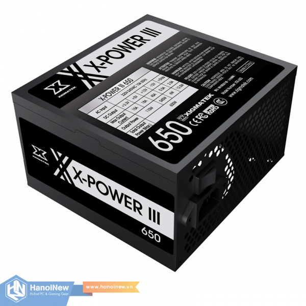 Nguồn XIGMATEK X-POWER III 650 600W