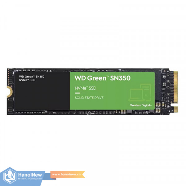 SSD WD SN350 Green 480GB M.2 NVMe PCIe Gen 3 x4