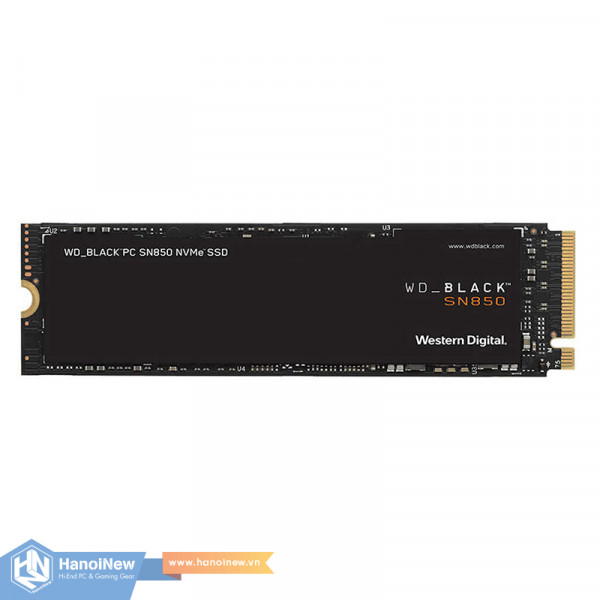 SSD WD SN850 Black 500GB M.2 NVMe PCIe Gen 4 x4