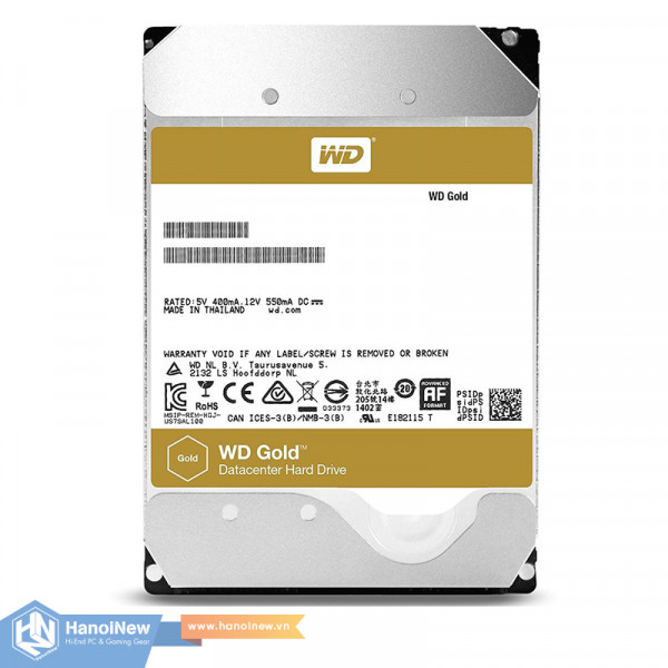 HDD WD Gold 1TB 3.5 inch - 6Gb/s, 128MB Cache, 7200rpm