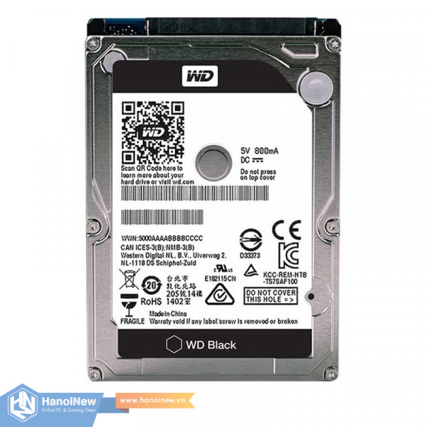 HDD WD Black 500GB 2.5 inch - 6Gb/s, 32MB Cache, 7200rpm