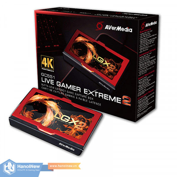 Capture Card AVerMedia Live Gamer Extreme 2 GC551