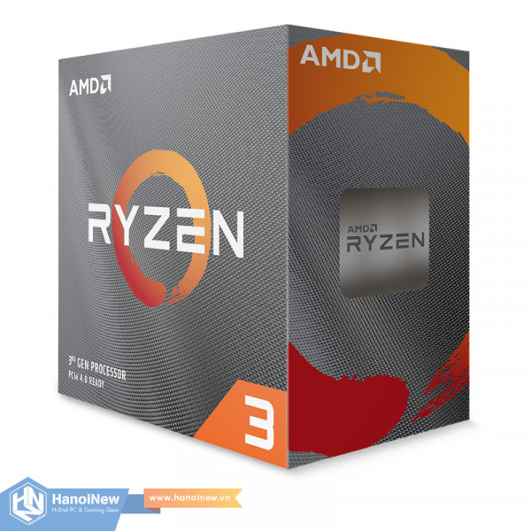 CPU AMD Ryzen 3 3300X (3.8GHz up to 4.3GHz, 4 Cores 8 Threads, 16MB Cache, Socket AMD AM4)