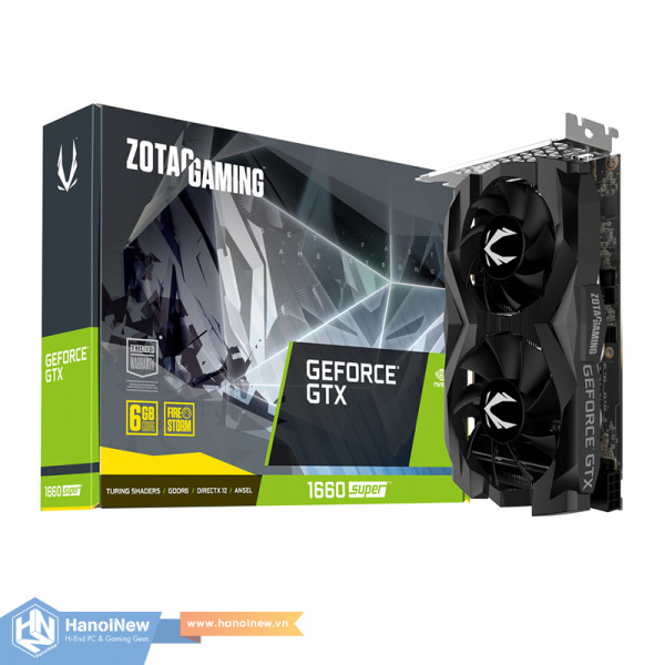 VGA ZOTAC GeForce GTX 1660 Super TWIN 6G