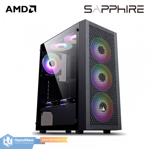 PC HNN Gaming Sapphire 03 (AMD Ryzen 9 5900X | Ram 16GB | SSD 240GB | VGA Sapphire RX 6600)
