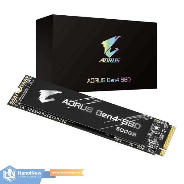 SSD GIGABYTE AORUS 500GB M.2 NVMe PCIe Gen 4 x4 Without Heat Sink