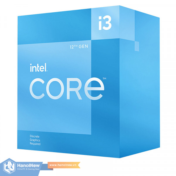 CPU Intel Core i3-12100F (3.3GHz up to 4.3GHz, 4 Cores 8 Threads, 12MB Cache, Socket Intel LGA 1700)