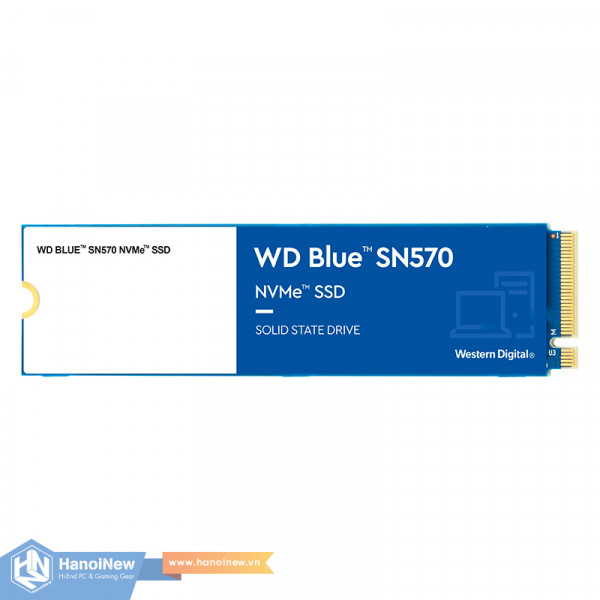 SSD WD SN570 Blue 500GB M.2 NVMe PCIe Gen 3 x4