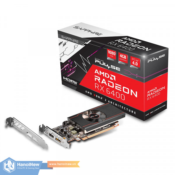 VGA SAPPHIRE PULSE Radeon RX 6400 GAMING 4G