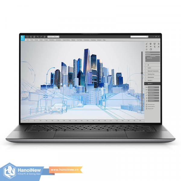 Laptop Dell Mobile Precision 5560 (Core i9-11950H | 16GB | 512GB | RTX A2000 4GB | 15.6 inch FHD | Ubuntu)
