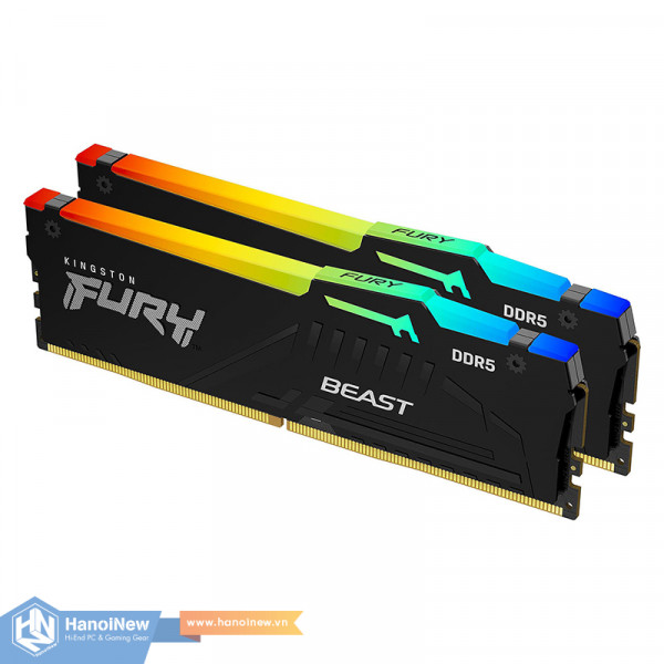 RAM Kingston FURY Beast RGB K2 16GB (2x8GB) DDR5 5600MHz