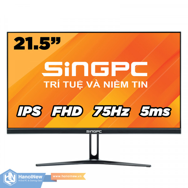 Màn Hình SingPC SGP215 IPS 21.5 inch FHD IPS 75Hz 5ms