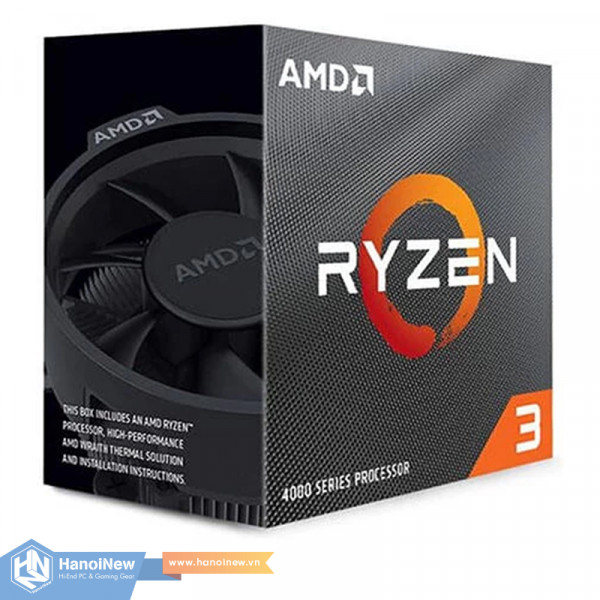 CPU AMD Ryzen 3 4300G (3.8GHz up to 4.0GHz, 4 Cores 8 Threads, 6MB Cache, Socket AMD AM4)