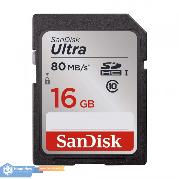 Thẻ Nhớ SDHC SanDisk Ultra 16GB
