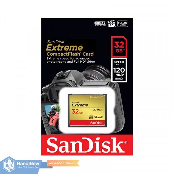 Thẻ Nhớ CF SanDisk Extreme 32GB