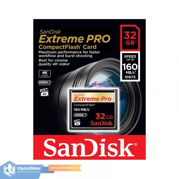Thẻ Nhớ CF SanDisk Extreme Pro 32GB