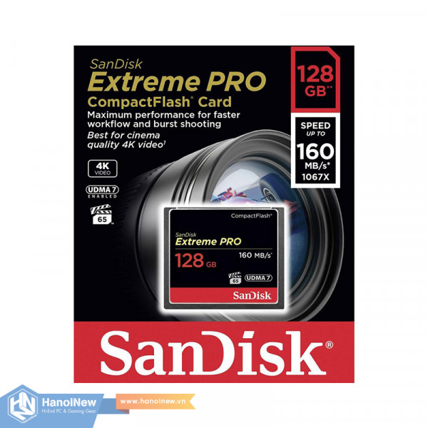 Thẻ Nhớ CF SanDisk Extreme Pro 128GB