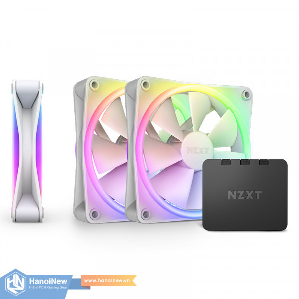 Fan Case NZXT F120 RGB Duo Triple White