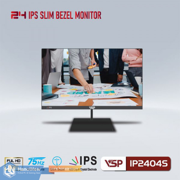 Màn Hình VSP IP2404S 23.8 inch FHD IPS 75Hz 5ms