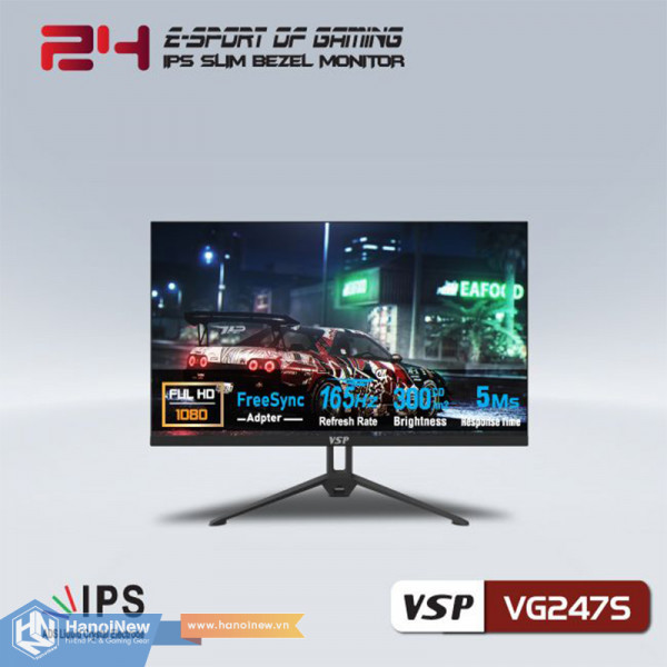Màn Hình VSP VG247S 23.8 inch FHD IPS 165Hz 5ms