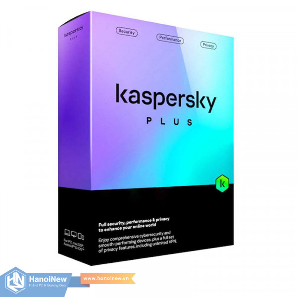 Phần Mềm Kaspersky Plus (5 Thiết Bị - 1 Năm)