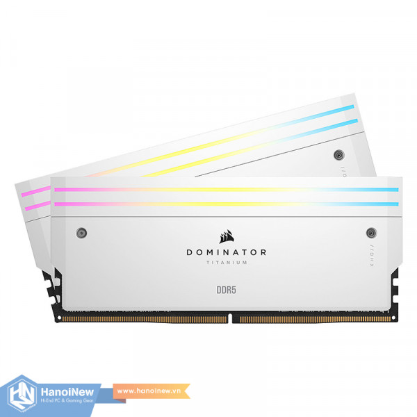 RAM Corsair Dominator Titanium RGB White 96GB (2x48GB) DDR5 6400MHz