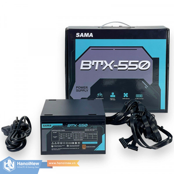 Nguồn Sama BTX550 550W 80 Plus Bronze