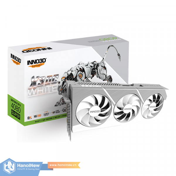 VGA INNO3D GeForce RTX 4080 SUPER X3 OC WHITE