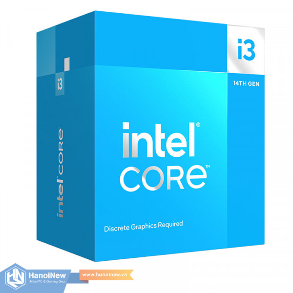 CPU Intel Core i3-14100F (3.5GHz up to 4.7GHz, 4 Cores 8 Threads, 12MB Cache, Socket Intel LGA 1700)