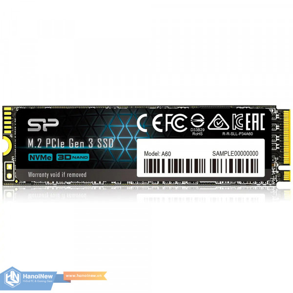SSD Silicon Power P34A60 512GB M.2 NVMe PCIe Gen 3 x4